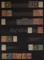 Érintetlen hagyaték: szépen rendezett régi világgyűjtemény-kezdemény részlete 52 db jó állapotú főle...