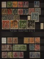 Érintetlen hagyaték: szépen rendezett régi világgyűjtemény-kezdemény részlete 52 db jó állapotú főle...