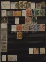 Érintetlen hagyaték: szépen rendezett régi világgyűjtemény-kezdemény részlete 52 db jó állapotú főle...