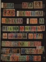 Érintetlen hagyaték: szépen rendezett régi világgyűjtemény-kezdemény részlete 52 db jó állapotú főle...