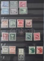 Deutsches Reich, NSZK bélyegek, javarészt postatiszta anyag, 16 lapos A4-es berakóban