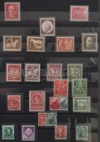 Deutsches Reich, NSZK bélyegek, javarészt postatiszta anyag, 16 lapos A4-es berakóban