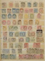 Régi osztrák, spanyol bélyegek, 8 lapos A4-es berakóban, átnézetlen anyag