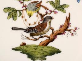 Herendi Rothschild mintás egyszemélyes reggeliző szett, csésze alátéttel és desszertes tányér. Jelze...