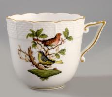 Herendi Rothschild mintás egyszemélyes reggeliző szett, csésze alátéttel és desszertes tányér. Jelze...