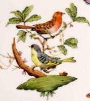 Herendi Rothschild mintás egyszemélyes reggeliző szett, csésze alátéttel és desszertes tányér. Jelze...