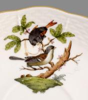 Herendi Rothschild mintás egyszemélyes reggeliző szett, csésze alátéttel és desszertes tányér. Jelze...