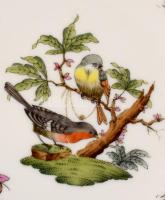 Herendi Rothschild mintás egyszemélyes reggeliző szett, csésze alátéttel és desszertes tányér. Jelze...