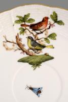 Herendi Rothschild mintás egyszemélyes reggeliző szett, csésze alátéttel és desszertes tányér. Jelze...