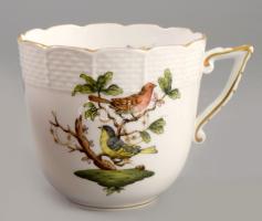 Herendi Rothschild mintás egyszemélyes reggeliző szett, csésze alátéttel és desszertes tányér. Jelze...