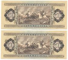 1983. 50Ft (2x) sorszámkövetők "D 375 043945 - D 375 043946" T:F szép papír
Adamo F23