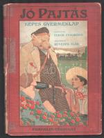 1918 Jó Pajtás képes gyermeklap 1918. évf. II. köt. Szerk.: Benedek Elek. Bp., Franklin-Társulat, (5) p.+ 418-736 p. Kiadói illusztrált egészvászon-kötés, sérült, hiányos gerinccel, az elülső szennylapon kivágásból eredő hiánnyal.