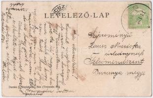 Sopornya, Soporna; utca, templom. Demko J. fényképész / street view, church (fl)