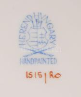 Herendi Rothschild mintás szendvicses tányér. Jelzett, hibátlan, d: 15,5 cm