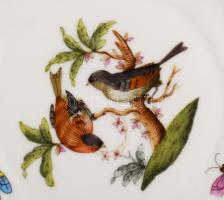 Herendi Rothschild mintás szendvicses tányér. Jelzett, hibátlan, d: 15,5 cm