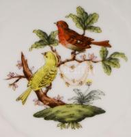 Herendi Rothschild mintás szendvicses tányér. Jelzett, hibátlan, d: 15,5 cm