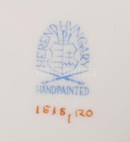Herendi Rothschild mintás szendvicses tányér. Jelzett, hibátlan, d: 15,5 cm
