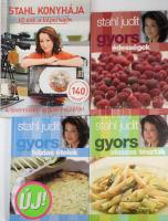 4 db Stahl Judit szakácskönyv: Gyors házias ételek.; Gyors olaszos tészták.; Gyors édességek.; Stahl konyhája 10 éve a képernyőn. A tévéműsor legjobb receptjei. Vegyes állapotban.