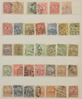 Kis magyar tétel 2 db közepes berakóban, közte néhány korábbi kiadás is, krajcáros, Turul és 1900-as...