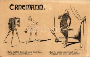 Ernemann-Werke A.-G. Dresden. Photo-Kino-Werke, Optische Anstalt Serie B. Nr. 8. / German camera manufacturer's advertisement card (EK)