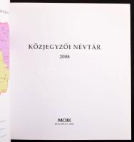 2008 közjegyzői névtár 238 p. + 12 old naptár