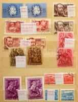 Nyomási, fogazási és színeltérések kis gyűjteménye, 3 db kis és közepes berakóban