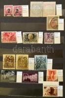 Nyomási, fogazási és színeltérések kis gyűjteménye, 3 db kis és közepes berakóban