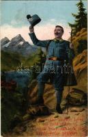 Ze na vojne smutno byva... / WWI K.u.K. military art postcard. O.K.W. 314. (EK)