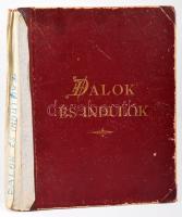 A szabadságharcz dalai és indulói (1848-49). A dalokat énekhangra zongorakisérettel, az indulókat zo...