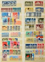 Több példányos rendező, benne sok NSZK bélyeg, hozzá kevés osztrák, Liechtenstein és holland 16 lapo...