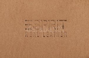 Esprit bőr és kristály karkötő ás óra szett, nem használt, leírással, eredeti dobozában