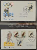 KOBRA 26 lapos levél berakó, benne kb 80-90 db német FDC, szép állapotban