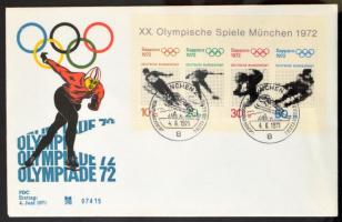 KOBRA 26 lapos levél berakó, benne kb 80-90 db német FDC, szép állapotban