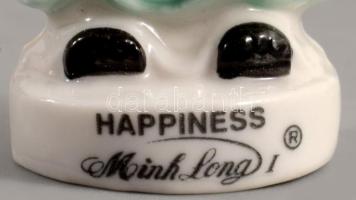 Minh Long 3 istenség Boldogság, siker, hosszú életet szimbolizáló porcelán figura készlet. Eredeti d...