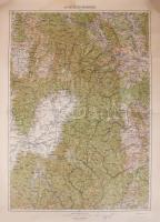 cca 1920 Kézdivásárhely és környékének térképe, 1 : 200.000, M. Kir. Állami Térképészet, néhány lapszéli sérüléssel, feltekerve, 63x46,5 cm