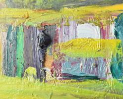 Schéner Mihály (1923-2009): Vízimalom. Olaj, farost, jelezve balra lent, hátoldalán Schéner Mihály a...