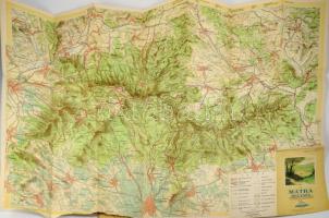 10 db magyar turistatérkép (Cserhát, Mátra, Zempléni-hegység, Balaton és környéke, stb.), változó ál...