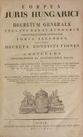 [Werbőczy István] Werbőczy, Stephano de: Corpus Juris Hungarici, seu Decretum Generale, inclyti Regn...