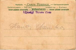 Was bist Du für ein eitler Geck... / humour art postcard. Eigentum u. Verlag von L.S.W. litho (kis s...