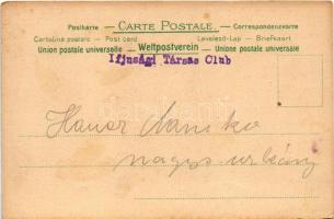 Du mädchenverführender, böser Nickel... / humour art postcard. Eigentum u. Verlag von L.S.W. litho (...