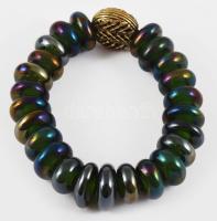 Karkötő Irizáló üveg, réz