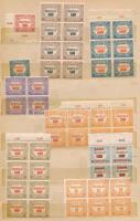 97 db (17 klf) hivatalos bélyeg berakólapon (26.490)