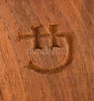 GF? Jelzéssel: Szűz Mária. Faragott fa. 35 cm