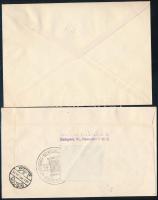 1952-1955 MABÉOSZ ajánlott FDC + Alumínium FDC