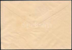 1958 Brüsszeli világkiállítás blokk FDC-n