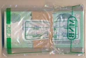 2006. 200Ft (100x) eredeti banki kötegelővel, eredeti, bontott "MNB" zacskóban. Több részletben sorszámkövetők: "FA 6316183 - FA 6316200" + "FA 7616150 - FA 7616198" + "FA 7516101 - FA 7516129" T:UNC,AU, a köteg egy része vágáshibás / Hungary 2006. 200 Forint (100x) with original bank currency strap, in original, opened "MNB" (Hungarian National Bank) bag. Consecutive serials in several parts: "FA 6316183 - FA 6316200" + "FA 7616150 - FA 7616198" + "FA 7516101 - FA 7516129" C:UNC,AU, part of the bundle has cutting defects Adamo F53F