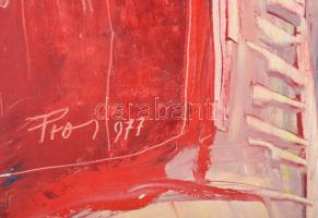 Olvashatatlan jelzéssel (Prokop Péter?): Szenvedő Krisztus. Olaj, farost, 60×39,5 cm