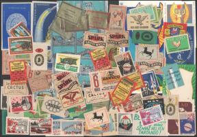 Vegyes magyar és angol gyufacímke tétel