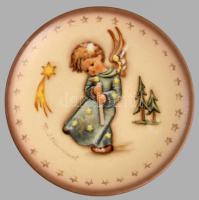 Hummel Goebel dísztálka - "Heavenly Angel". Jelzett, kopással, d: 8,5 cm