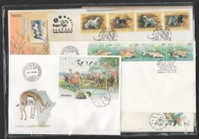 1990-2012 18 db állat motívum FDC (14.700)